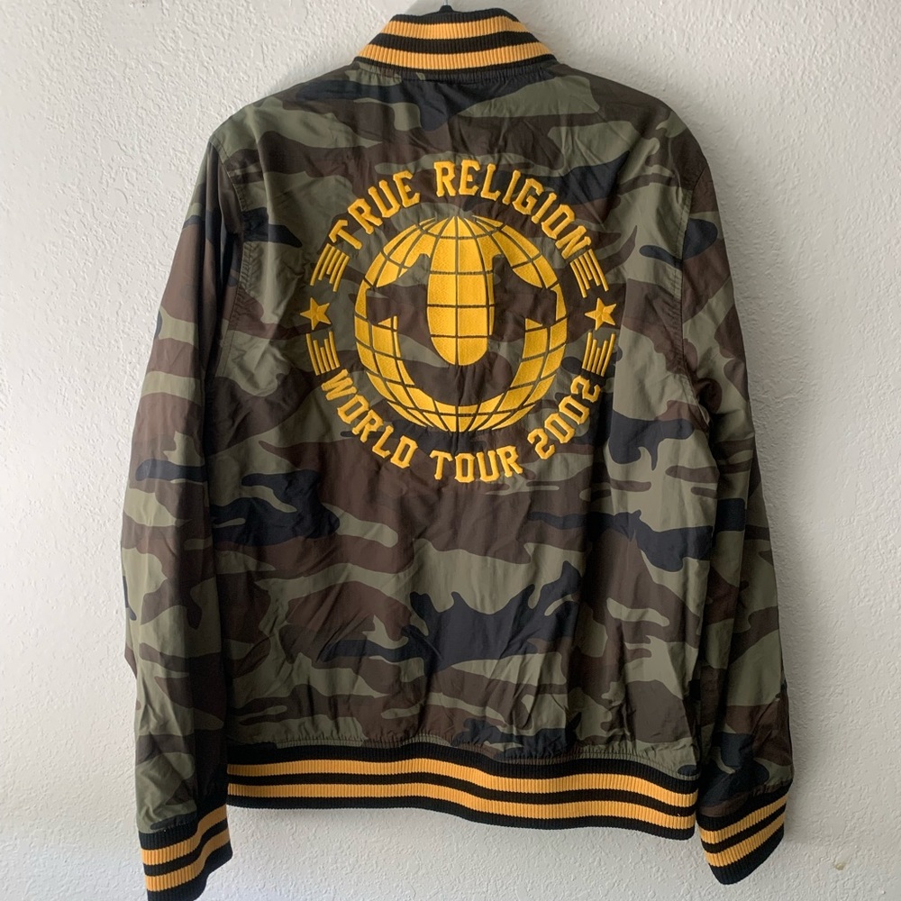 True Religion Mens Bomber Jacket